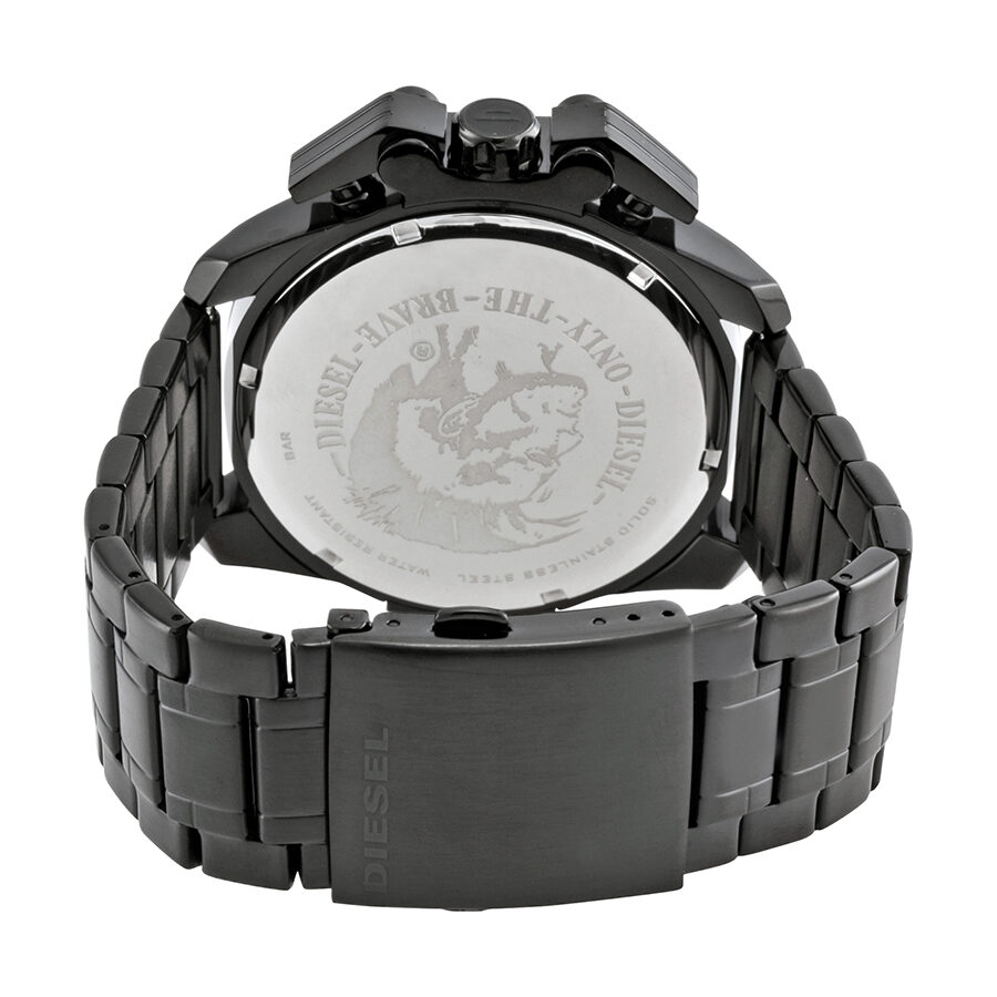 Diesel Ironside Chronograph Black Dial Black Ion-plated Men's Watch DZ4362 - BigDaddy Watches #3