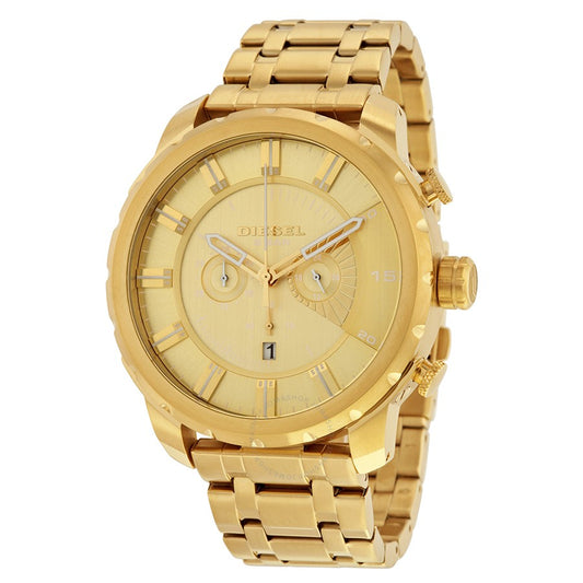 Diesel Big Daddy DZ4376 316L gold stainless steel 50m water-resistant