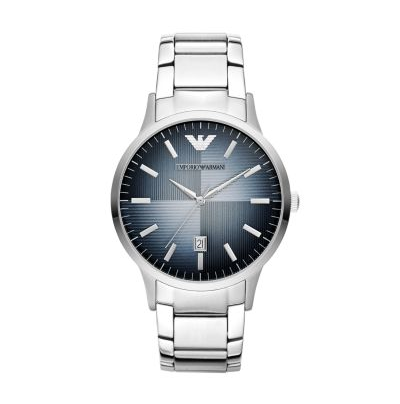 Emporio Armani Renato Quartz Blue Dial Men's Watch