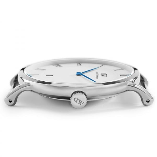 Daniel Wellington Dapper Reading 34mm Women's Silver Watch DW00100117