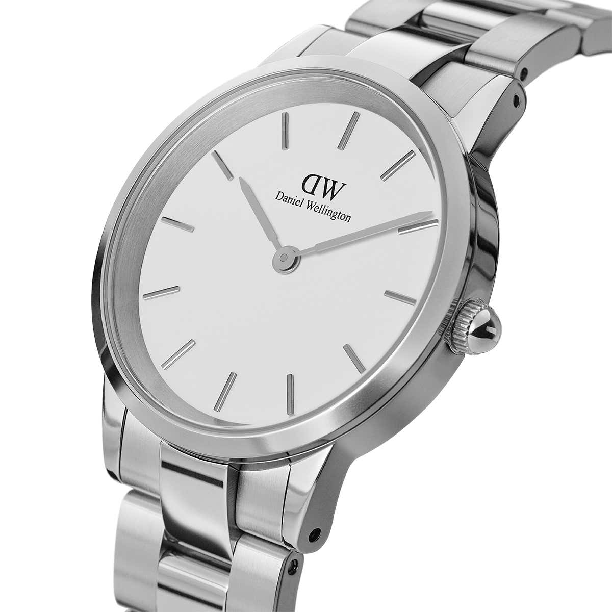 Daniel Wellington White Iconic Link 36mm Silver DW00100203