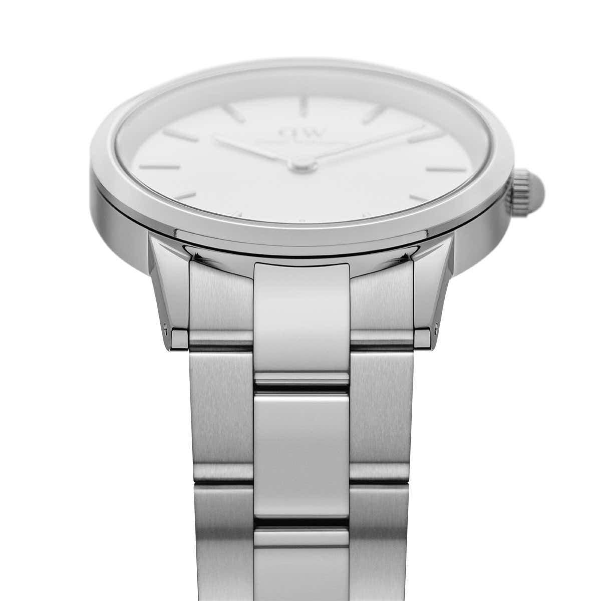 Daniel Wellington White Iconic Link 36mm Silver DW00100203