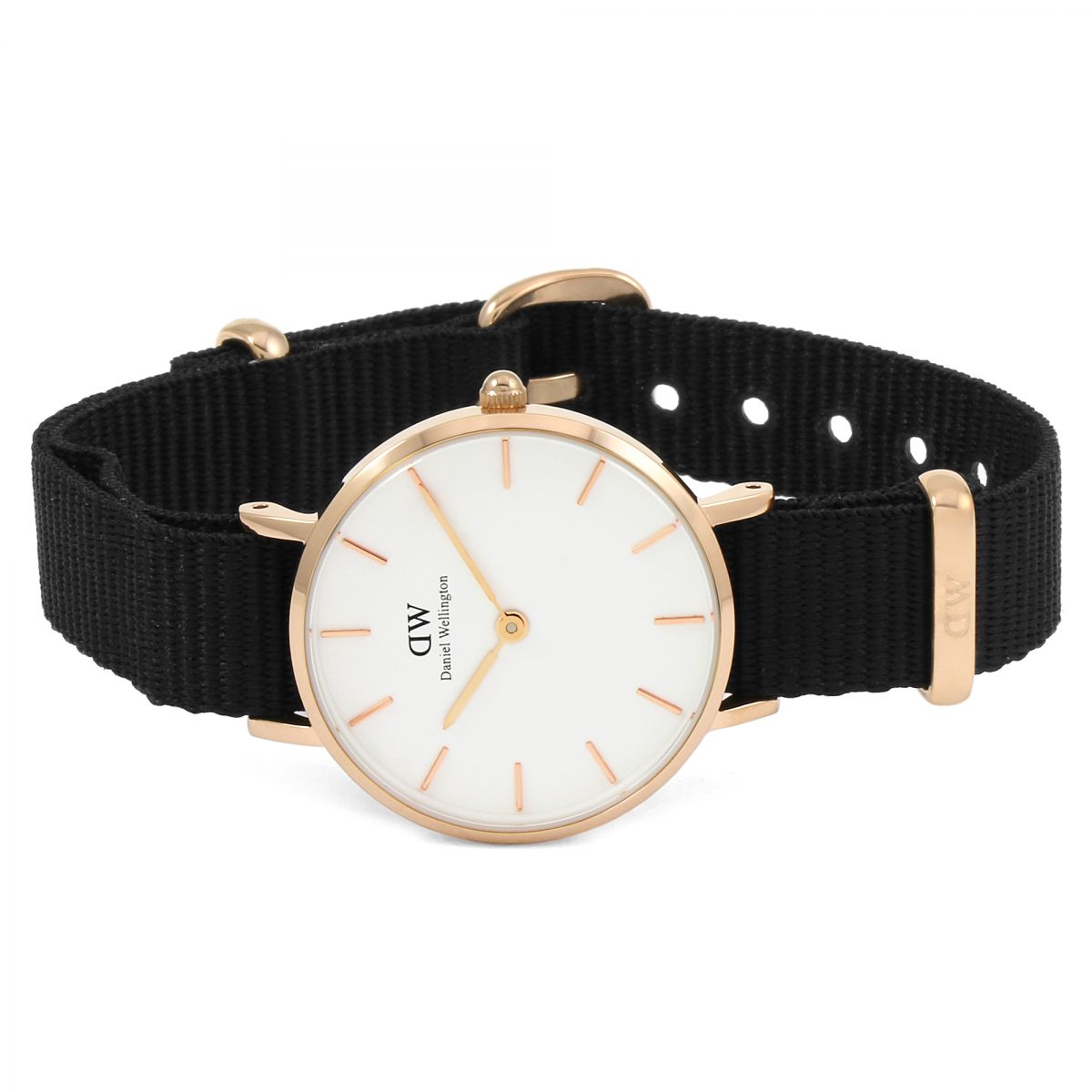 Daniel Wellington White Classic Petite Cornwall 28mm Women's Gold Watch DW00100251 - Dawson Watches