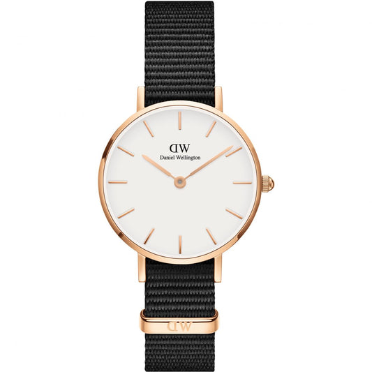 Daniel Wellington White Classic Petite Cornwall 28mm Women's Gold Watch DW00100251 - Dawson Watches