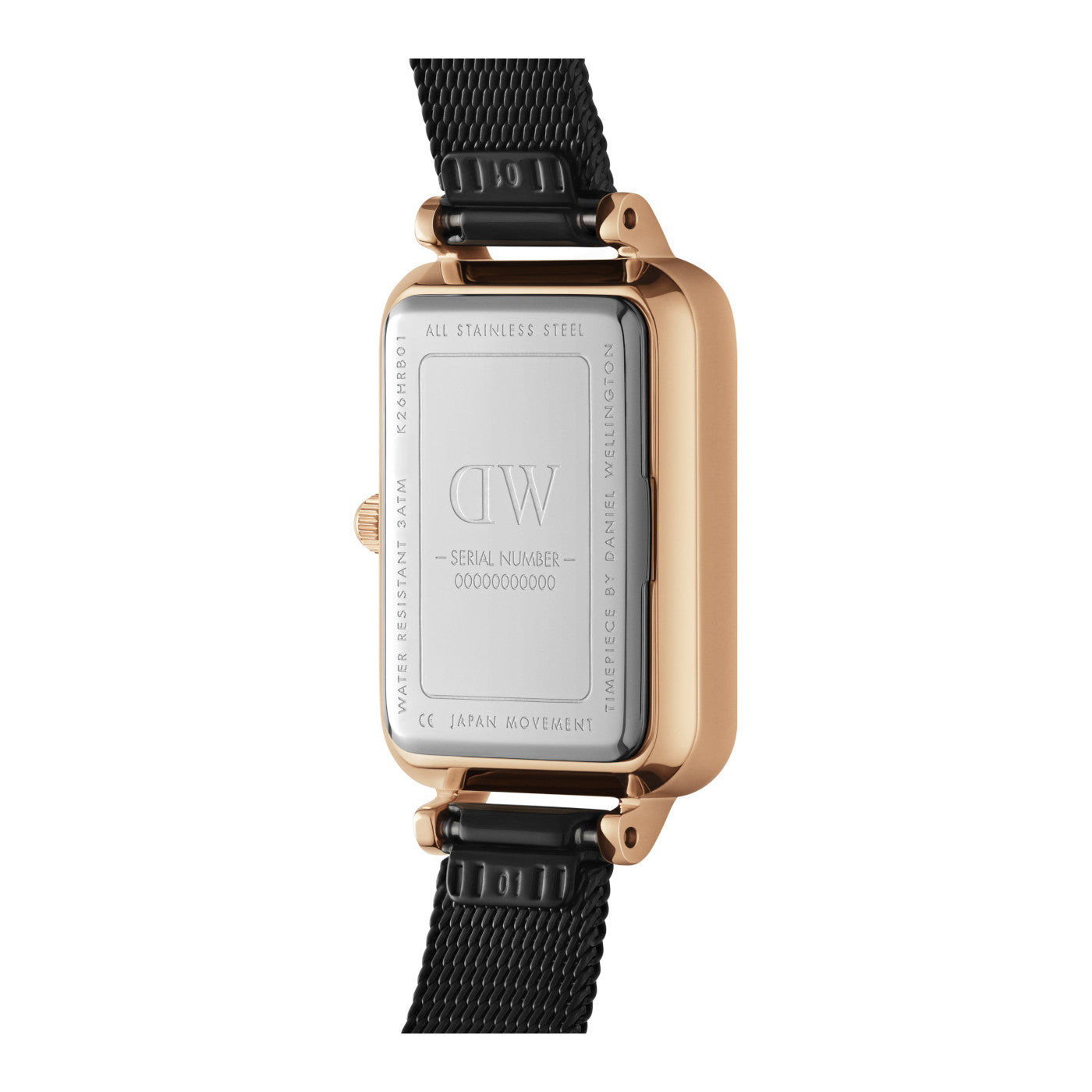 Daniel Wellington Quadro Pressed Ashfield 20x26mm Women's Watch DW00100433