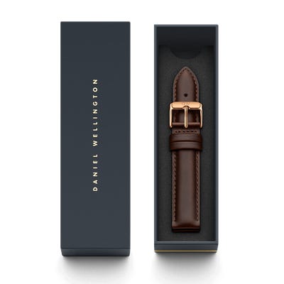 Daniel Wellington Classic Bristol Gold Watch 18mm Leather Strap DW00200039 - Dawson Watches