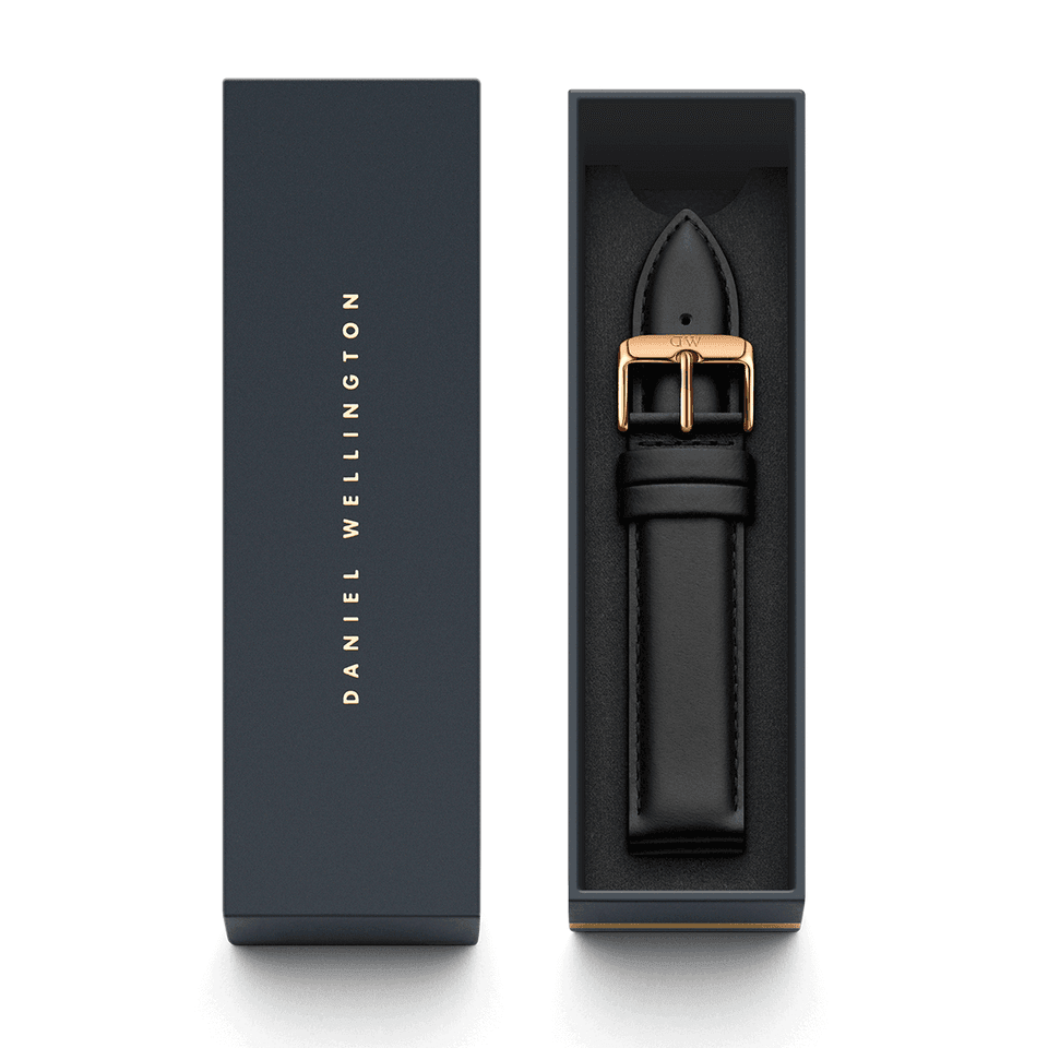Daniel Wellington Sheffield Gold Watch 20mm Leather Strap