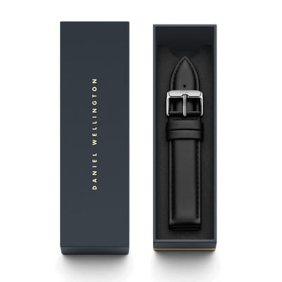 Daniel Wellington Sheffield Silver Watch 20mm Leather Strap