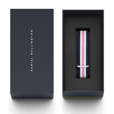 Daniel Wellington Southampton Silver Watch 18mm Nato Strap