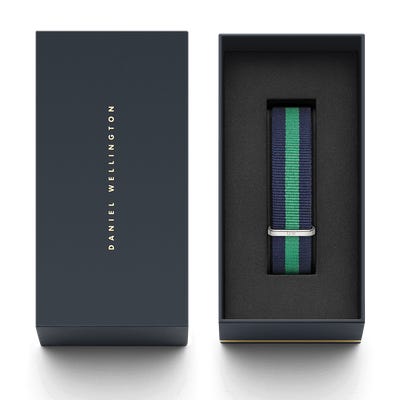 Daniel Wellington Classic Warwick Silver Watch 20mm Nato Strap DW00200019 - Dawson Watches