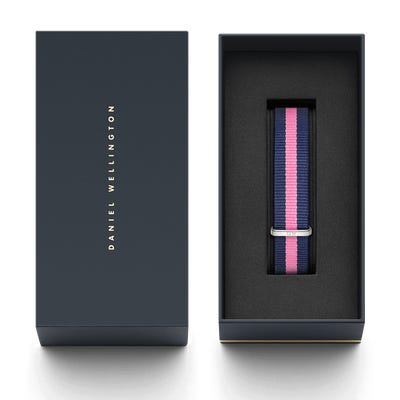 Daniel Wellington Winchester Silver Watch 18mm Nato Strap
