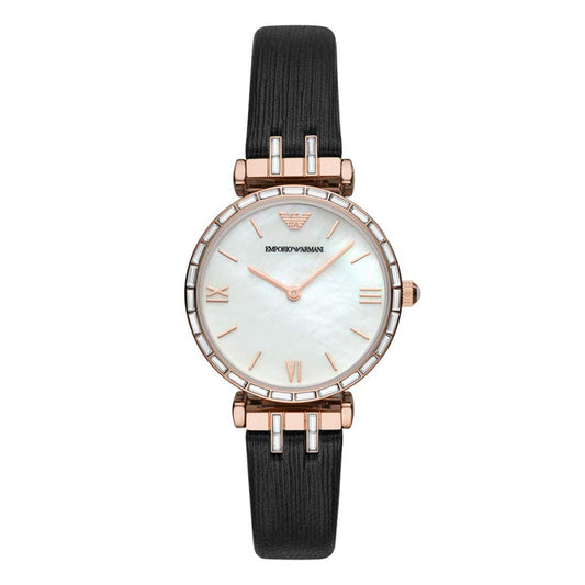 Emporio Armani Gianni T-Bar White Dial Women's Watch AR11295