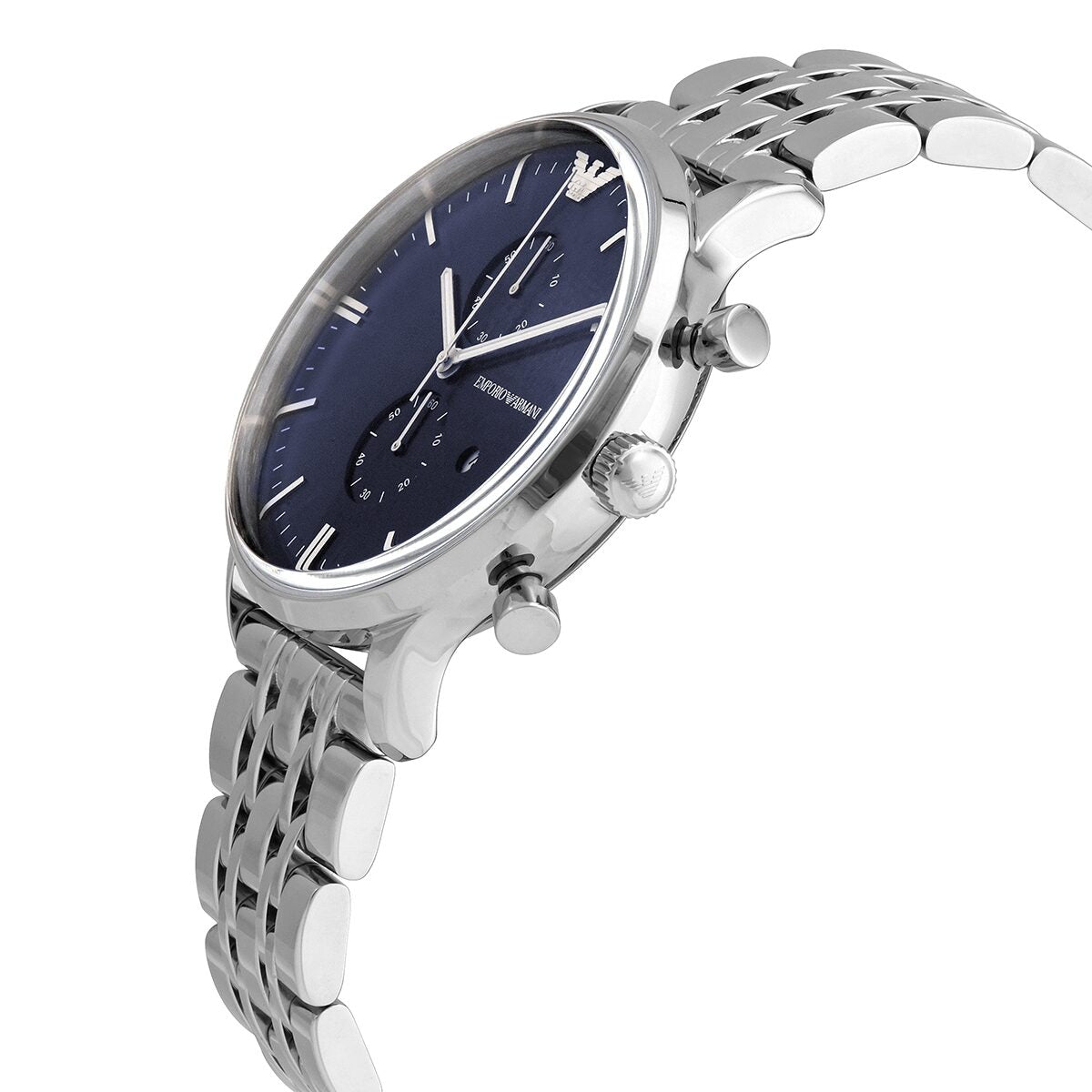 Emporio Armani Chronograph Quartz Dark Blue Dial Watch AR1648