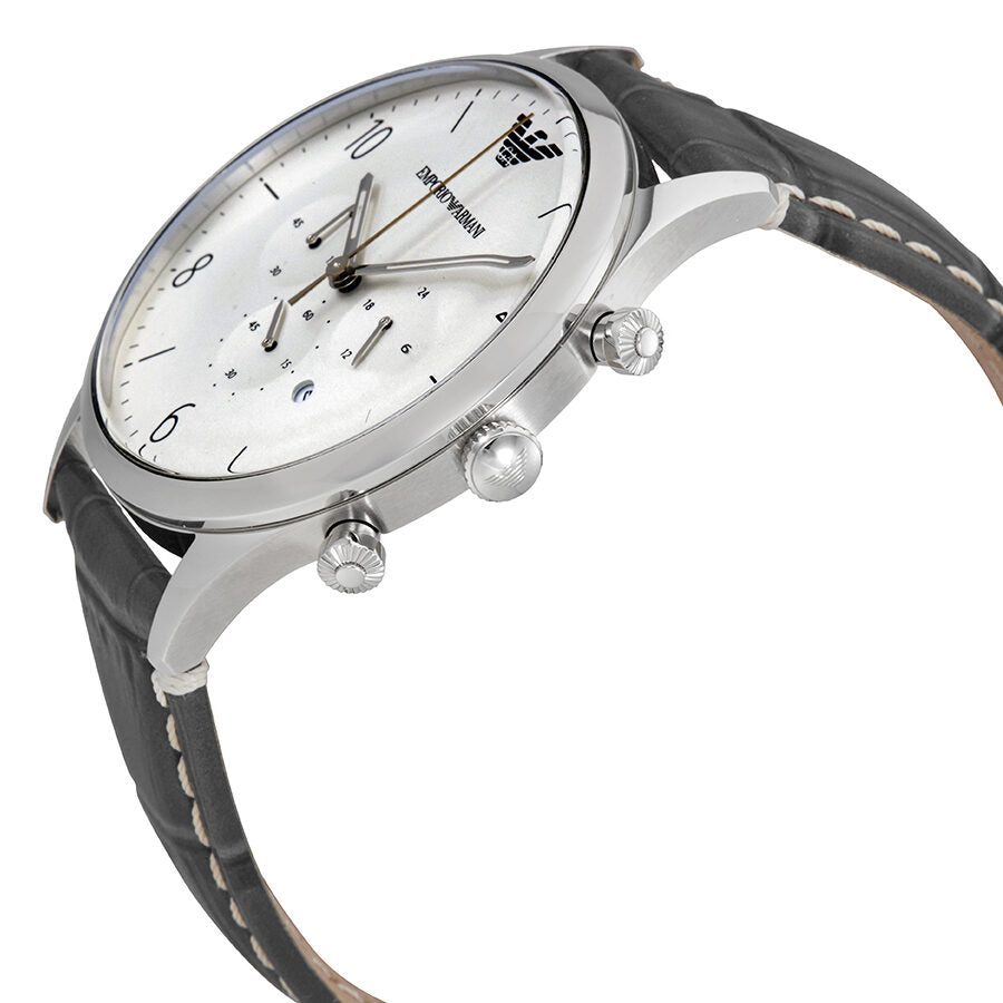 Emporio Armani Classic Silver Dial Men's Chronograph Watch AR1861