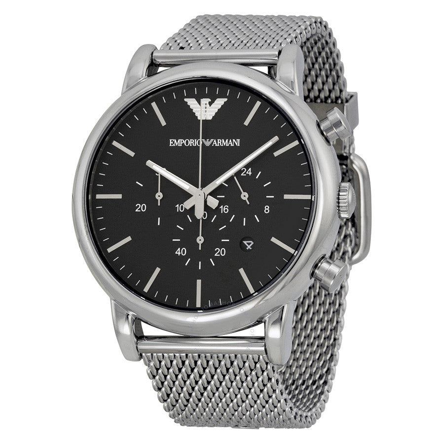 Emporio Armani Classic Chronograph Black Dial Men's Watch AR1808 Water resistance: 50 meters / 165 feet Movement: Quartz