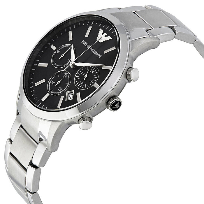 Emporio Armani Classic Chronograph Black Dial Men's Watch AR2434