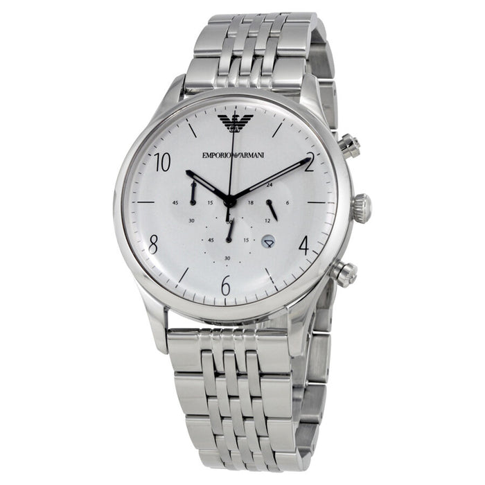 EMPORIO ARMANI Classic Chronograph Silver Dial Men's Watch AR1879