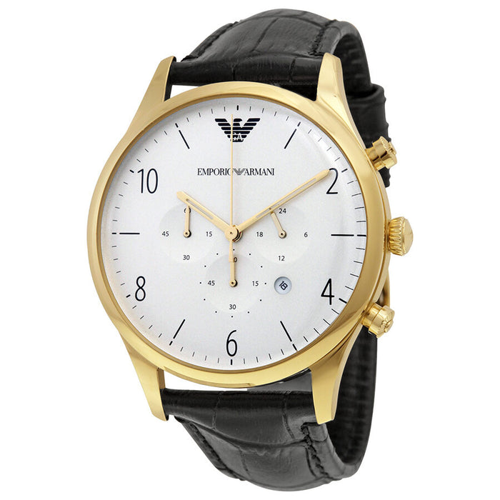 EMPORIO ARMANI Classic Chronograph White Dial Men's Watch AR1892