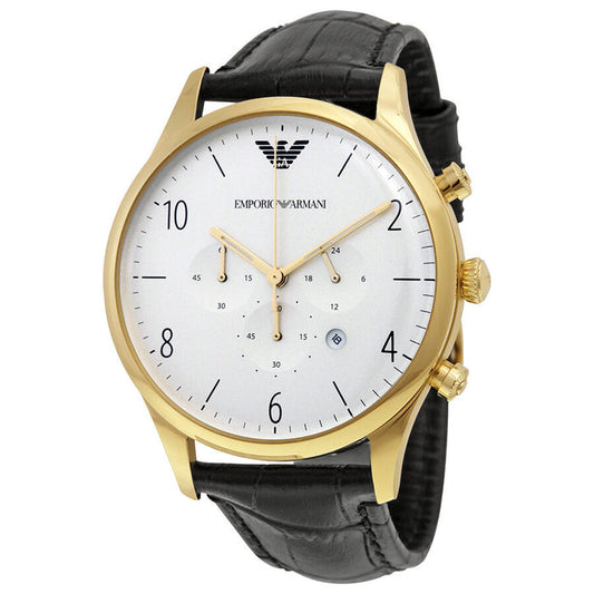 EMPORIO ARMANI Classic Chronograph White Dial Men's Watch AR1892