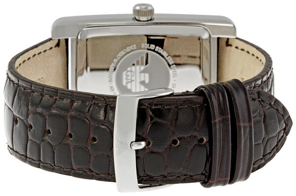 Emporio Armani Classic Leather Strap Men's Watch AR0154 - BigDaddy Watches #3