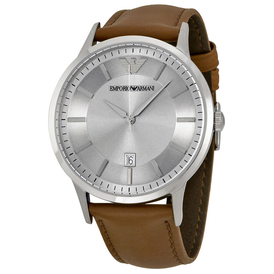 Emporio Armani Classic Silver Dial Men's Watch AR2463 - BigDaddy Watches