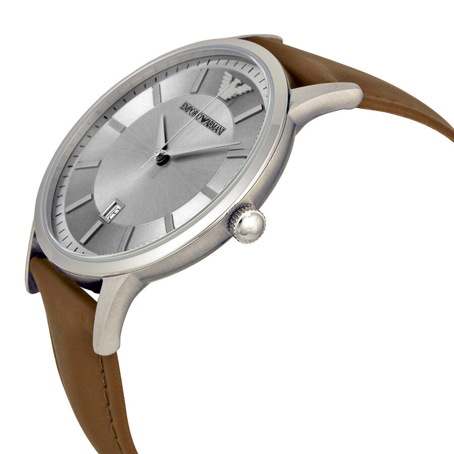 Emporio Armani Classic Silver Dial Men's Watch AR2463 - BigDaddy Watches #2