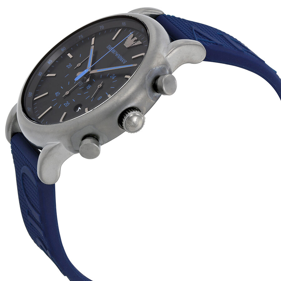 Emporio Armani Luigi Chronograph Black Dial Men's Watch AR11023 - BigDaddy Watches #2