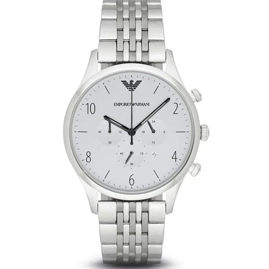 EMPORIO ARMANI Classic Chronograph Silver Dial Men's Watch AR1879