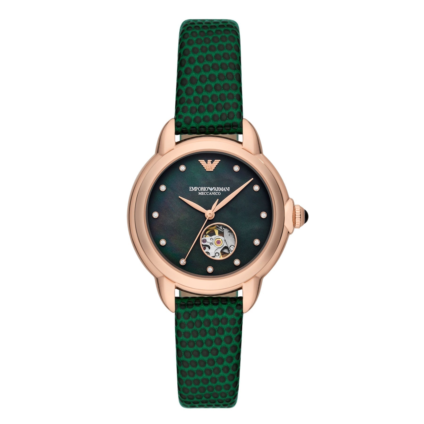 Emporio Armani Rose Gold Ladies Watch - AR60073