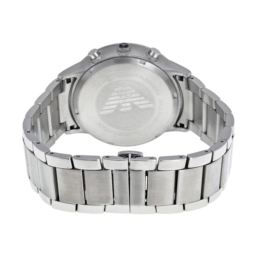 Emporio Armani Sportivo Chronograph Black Dial Steel Watch AR2460