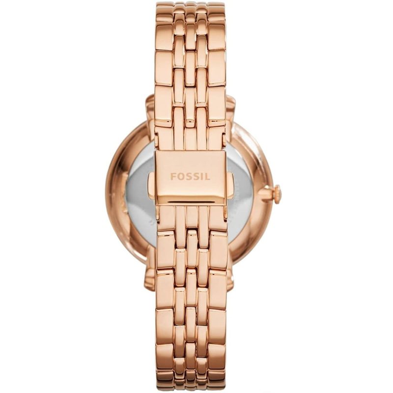 Fossil Women’s Watch Quartz Stainless Steel Rose Gold Dial 36mm Women's Watch ES3632 - Dawson Watches #3