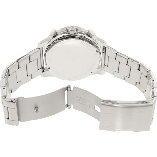 Fossil Dean Chronograph Silver Dial Men's Watch FS5155