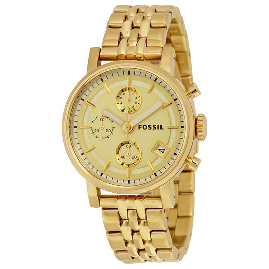 Fossil Boyfriend Chronograph All Gold Watch ES2197