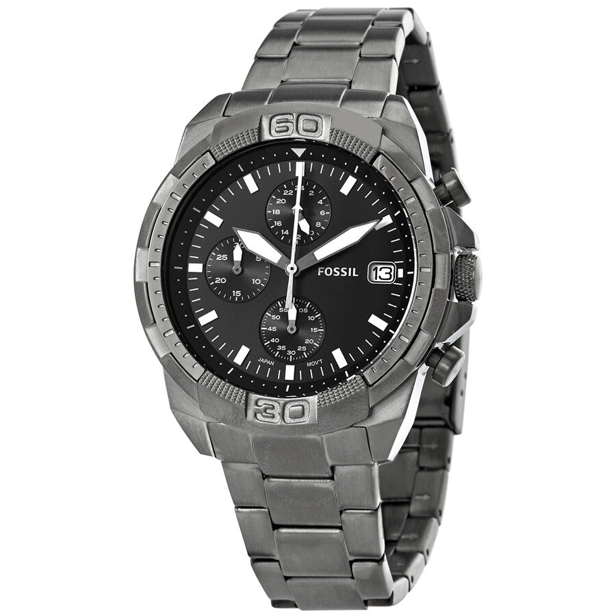 Fossil Bronson Chronograph Quartz Black Dial Men's Watch FS5852