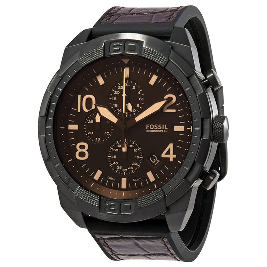 Fossil Bronson Chronograph Quartz Brown Dial Men's Watch FS5713 - BigDaddy Watches