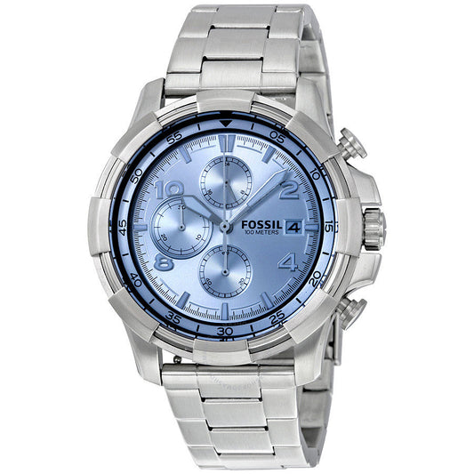 Fossil Dean Chronograph Silver Dial Men's Watch FS5155