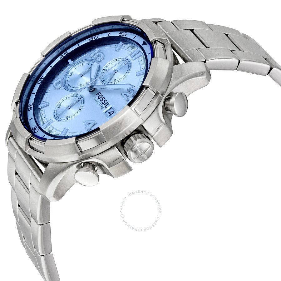 Fossil Dean Chronograph Silver Dial Men's Watch FS5155