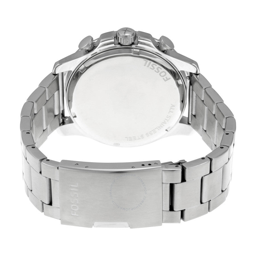 Fossil Dean Chronograph Silver Dial Men's Watch FS5155