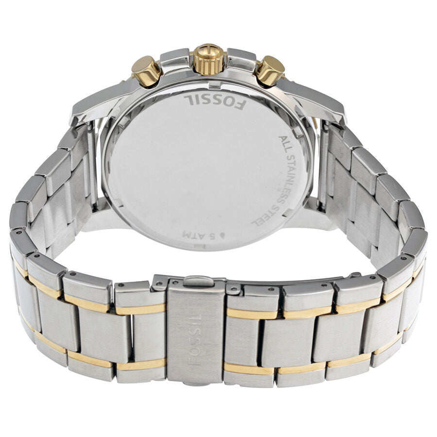 Fossil Dean Chronograph Silver Dial Two-tone Men's Watch FS4795 - BigDaddy Watches #3