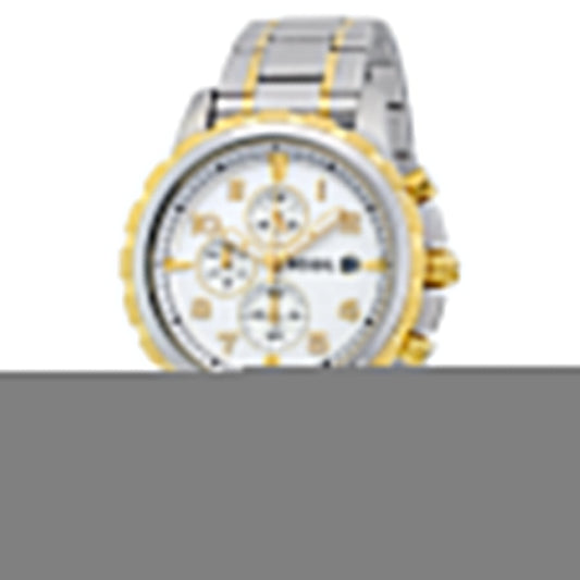 Fossil Dean Chronograph Silver Dial Two-tone Men's Watch FS4795 - BigDaddy Watches