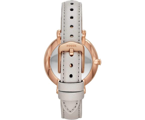 Fossil Jacqueline Quartz White Floral Dial Ladies Watch ES4672