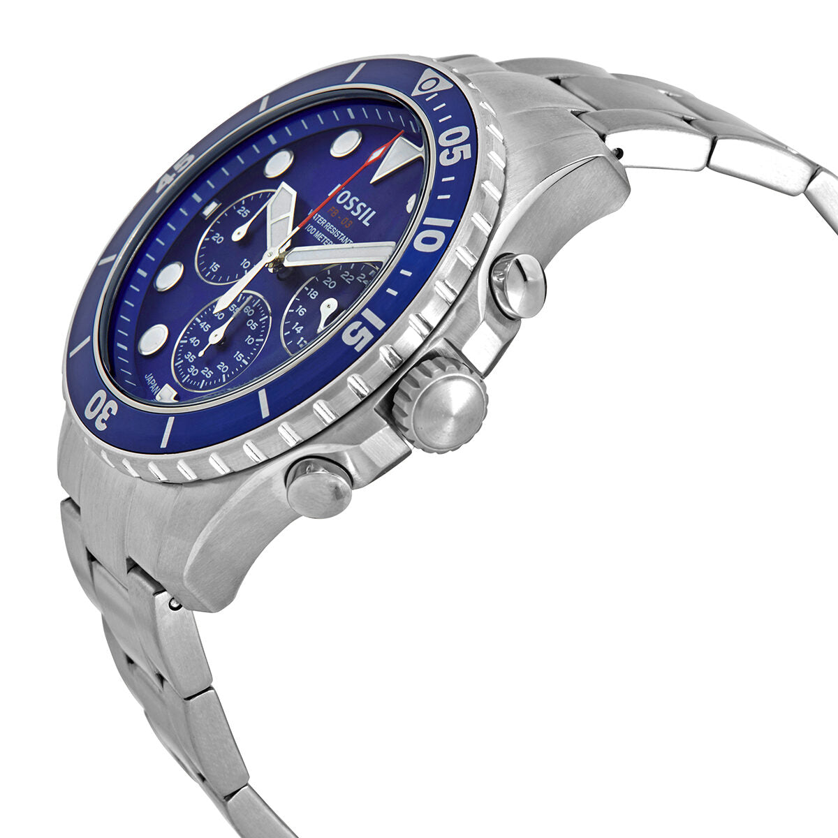 Fossil FB - 03 Chronograph Quartz Blue Dial Men's Watch FS5724 - BigDaddy Watches #2