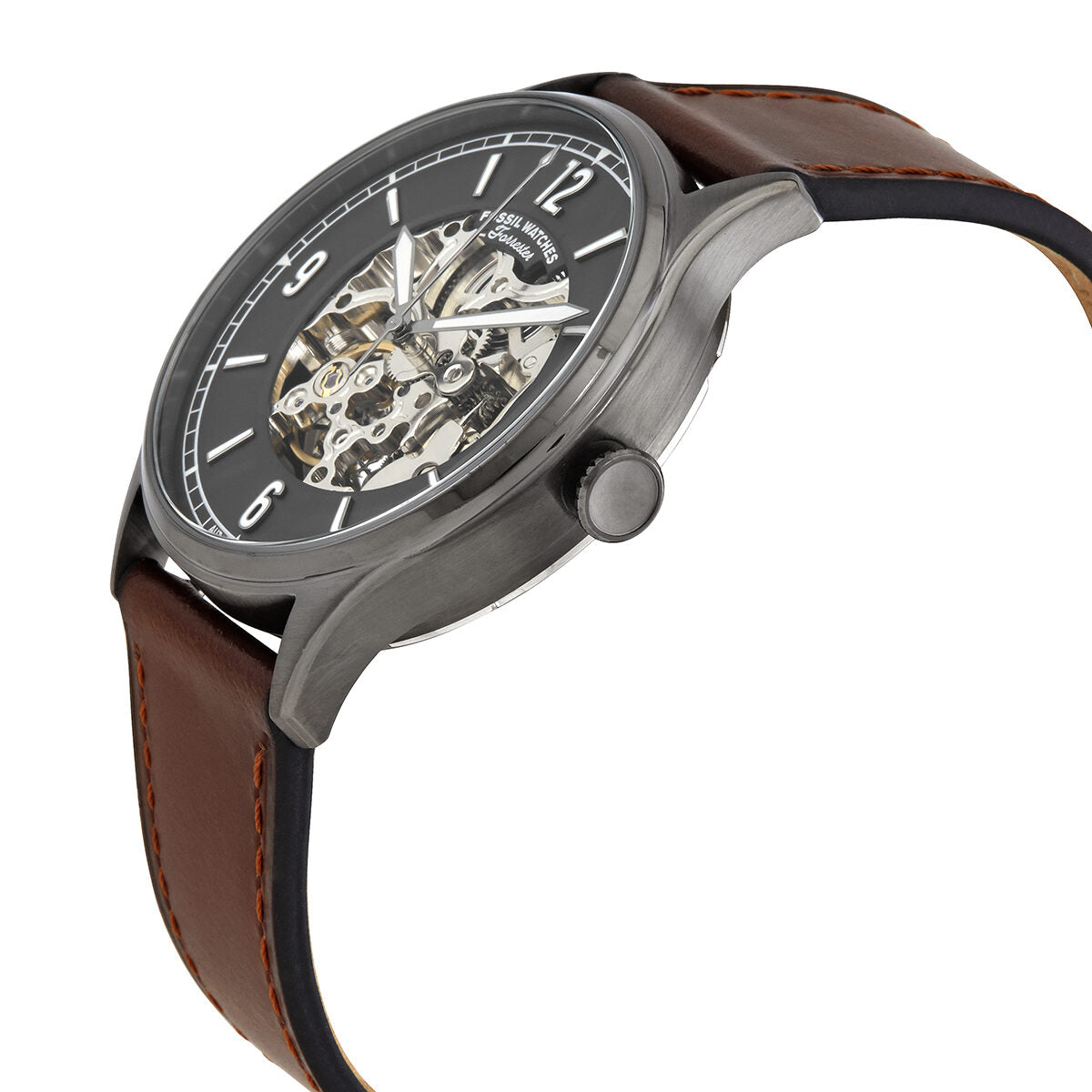 Fossil Forrester Automatic Grey Skeleton Dial Men's Watch ME3178 - BigDaddy Watches #2