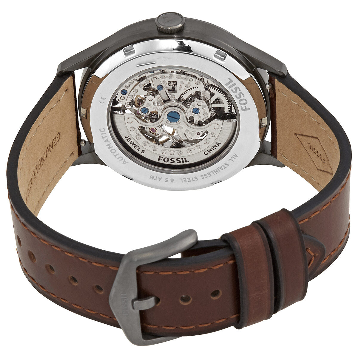 Fossil Forrester Automatic Grey Skeleton Dial Men's Watch ME3178 - BigDaddy Watches #3