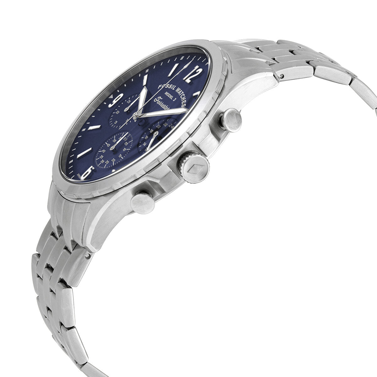 Fossil Forrester Chronograph Quartz Blue Dial Men's Watch FS5605 - BigDaddy Watches #2