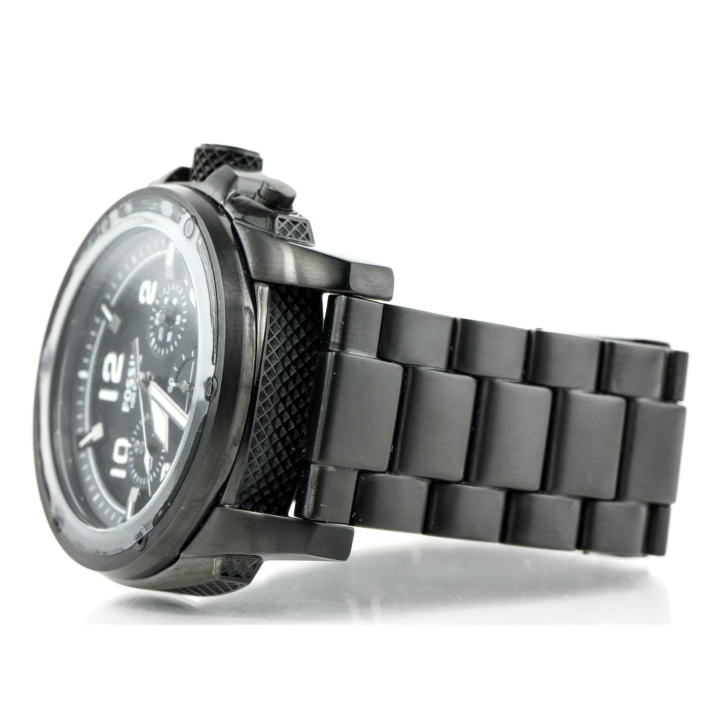 Fossil Machine Chronograph Black Dial Ion-plated Men's Watch FS4927