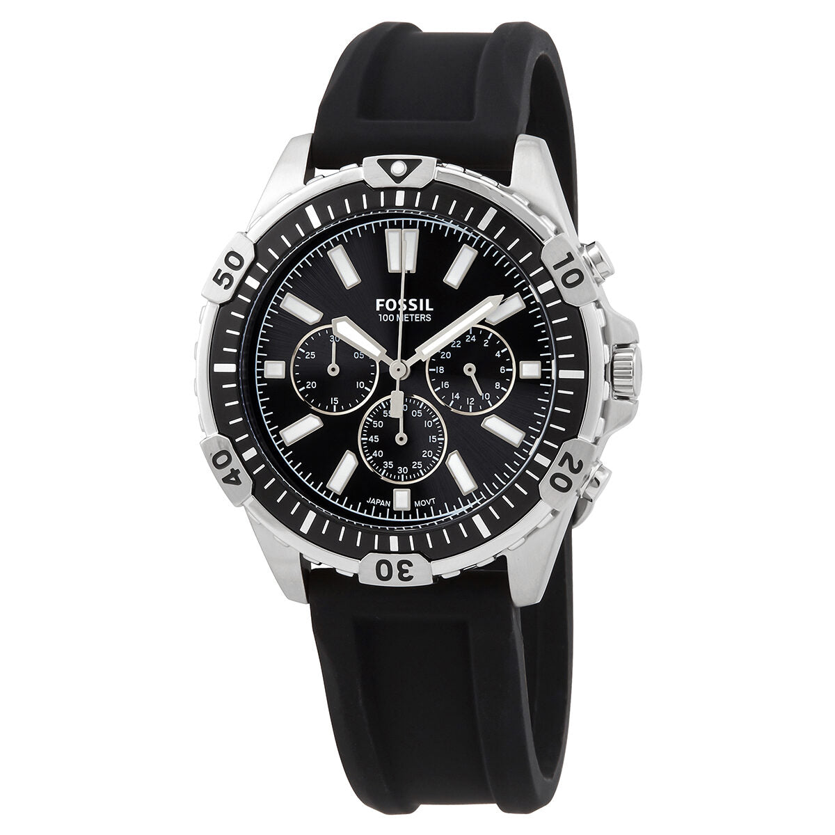 Fossil Garrett Chronograph Quartz Black Dial Men's Watch FS5624 - BigDaddy Watches