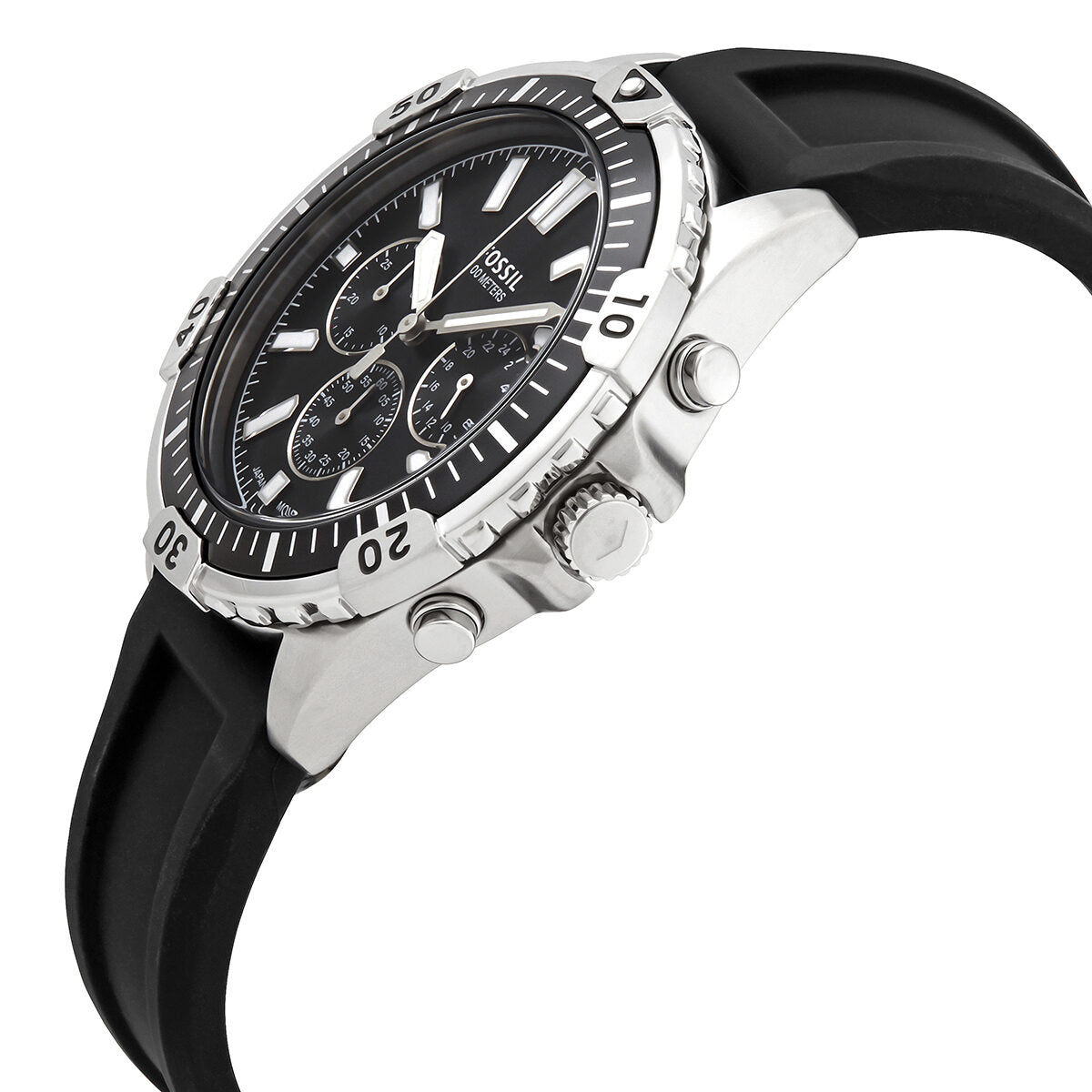 Fossil Garrett Chronograph Quartz Black Dial Men's Watch FS5624 - BigDaddy Watches #2