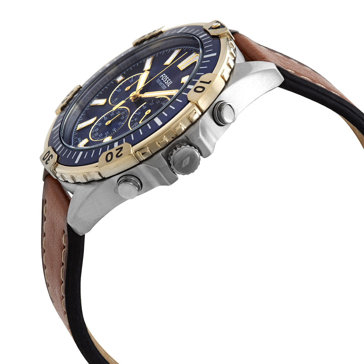 Fossil Garrett Chronograph Quartz Blue Dial Men's Watch FS5625 - BigDaddy Watches #2