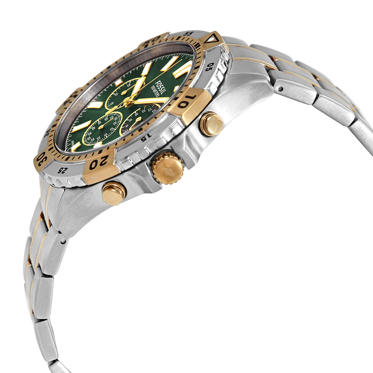 Fossil Garrett Chronograph Quartz Green Dial Men's Watch FS5622 - BigDaddy Watches #2
